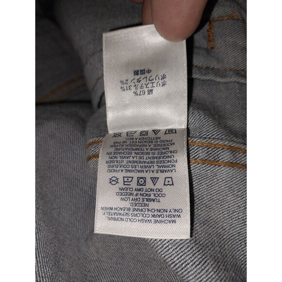 Lands' End Denim Jean Jacket, Women's Size XS (2-4) Blue - Picture 9 of 10